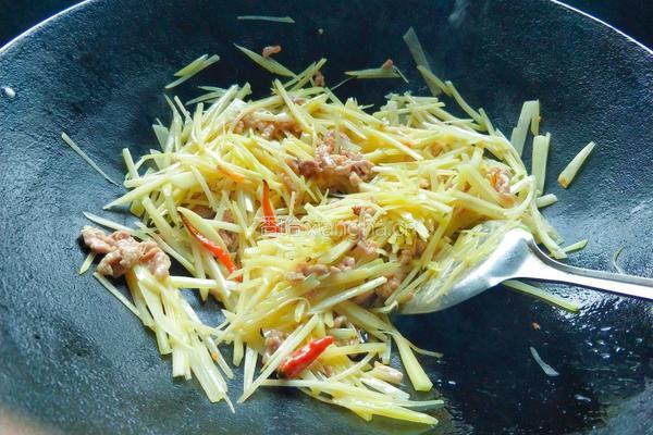土豆炒肉丝的做法图解20