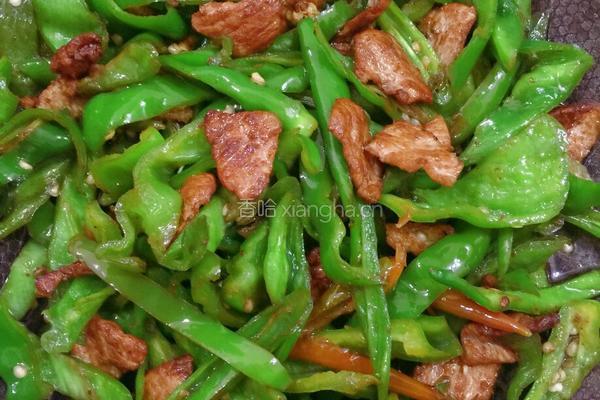 辣椒炒肉的做法图解4