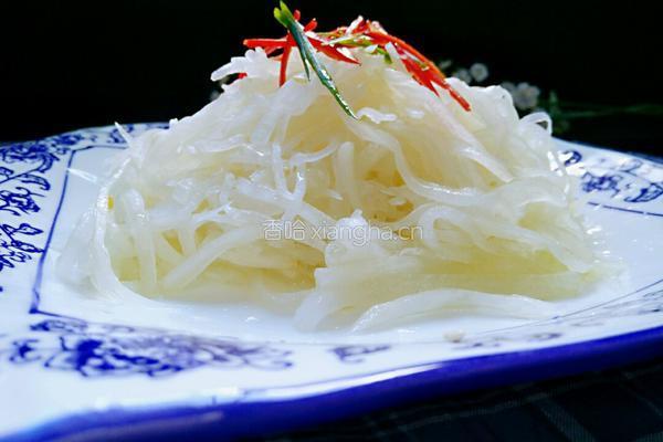 葱油萝卜丝的做法图解9