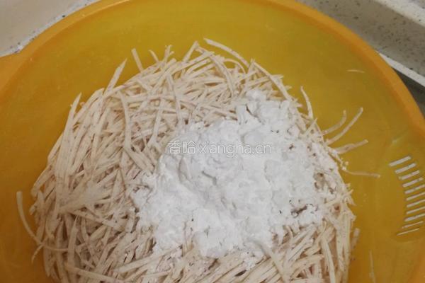 香煎芋丝饼的做法图解3
