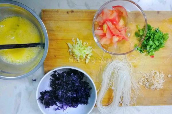 改版紫菜鸡蛋汤的做法图解1