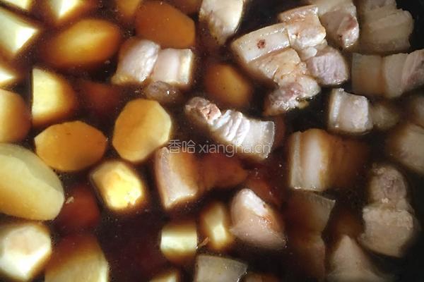 土豆红烧肉的做法图解8