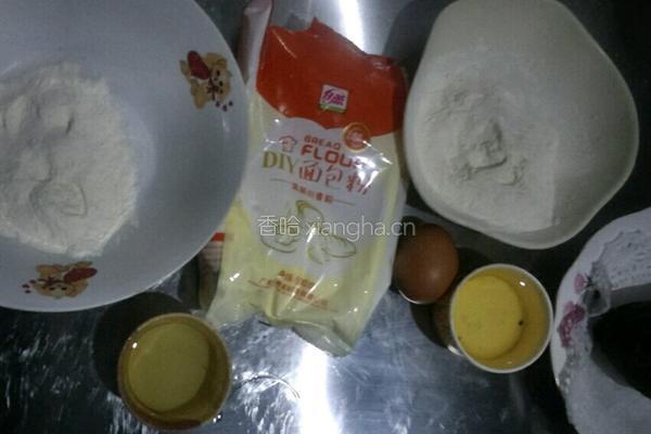 红豆福袋酥的做法图解1