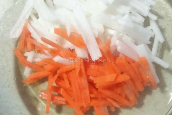 蛋香豆腐焖双丝的做法图解4