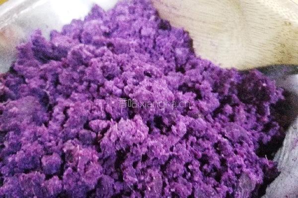 紫薯一口酥的做法图解3