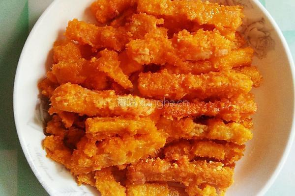 香酥南瓜条的做法图解11