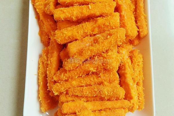 香酥南瓜条的做法图解7