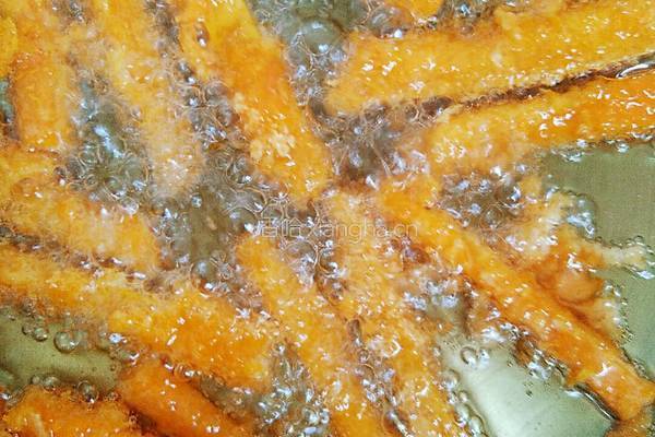 香酥南瓜条的做法图解8