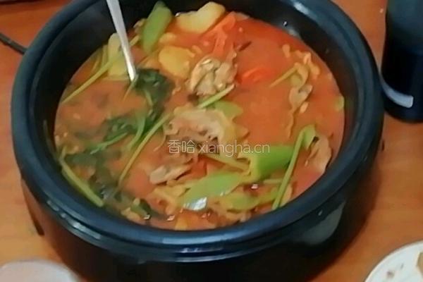 韩式辣鸡土豆汤（韩国辣鸡土豆汤）的做法图解4