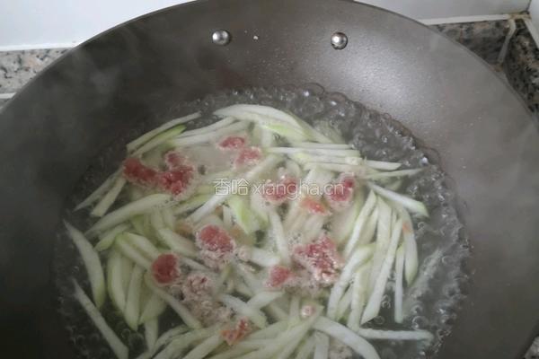瓠子肉沫汤的做法图解3
