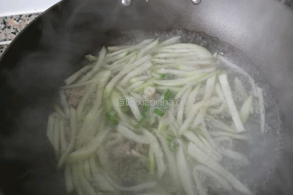 瓠子肉沫汤的做法图解4