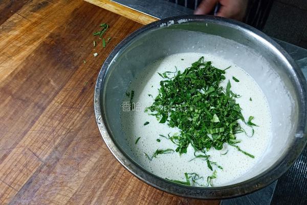 蔬菜煎饼的做法图解5
