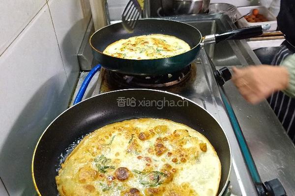 蔬菜煎饼的做法图解7