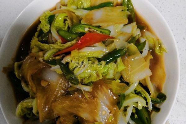酸辣白菜的做法图解7