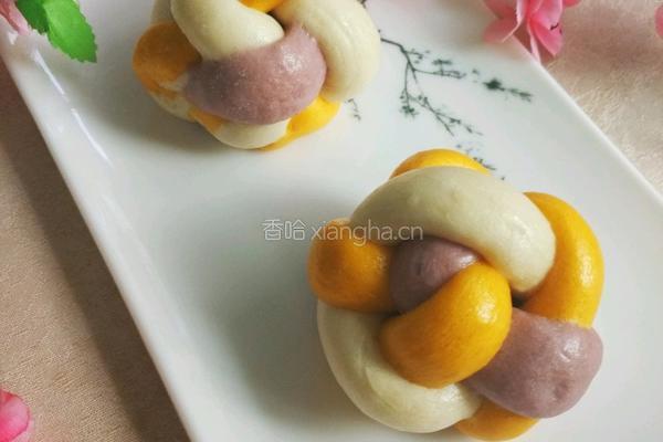 绣球馒头的做法图解12