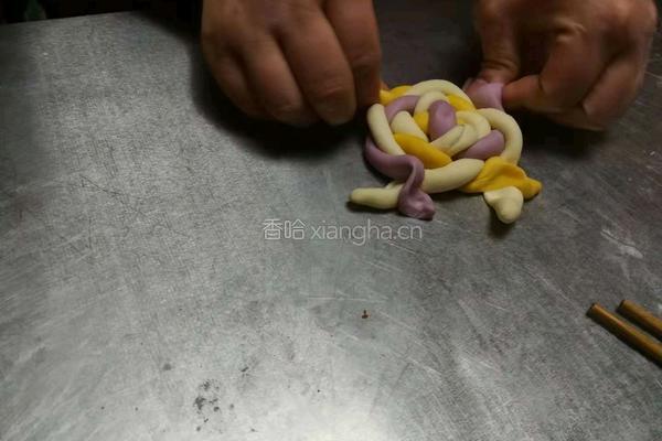 绣球馒头的做法图解9