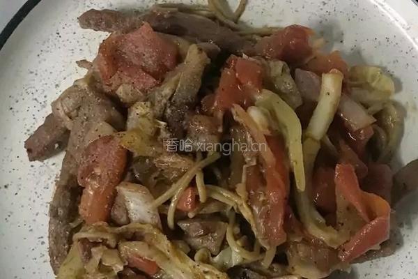 黑椒牛柳炒面（减脂的做法图解1