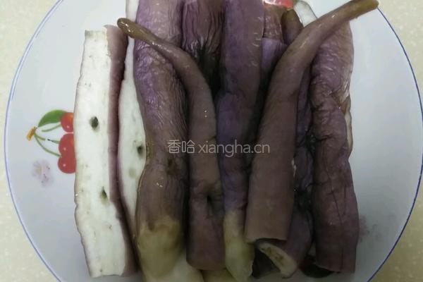 手撕线茄的做法图解3
