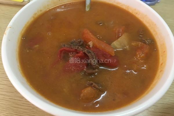 西红柿牛肉汤的做法图解13