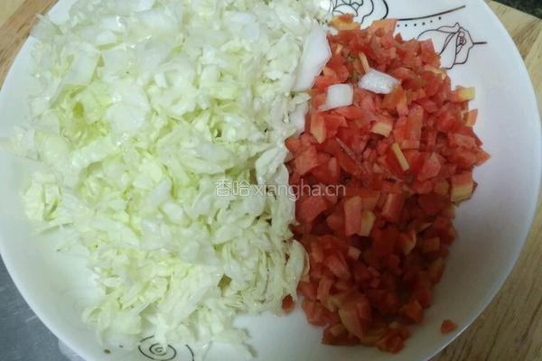 白菜胡萝卜鲜肉包的做法图解4