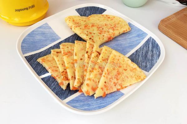 胡萝卜鸡蛋软饼