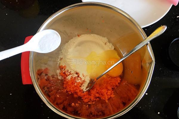 胡萝卜鸡蛋软饼的做法图解4