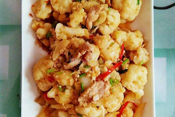 花菜炒肉片的做法图解9