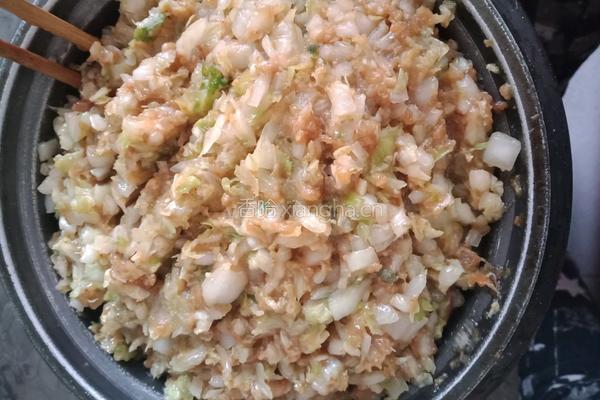 大肉白菜陷蒸饺的做法图解6