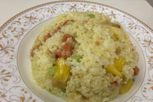 菠萝炒饭的做法图解10