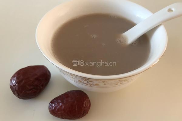 红枣红豆豆浆的做法图解6