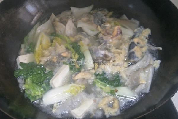 平菇豆腐滑鲶鱼的做法图解6