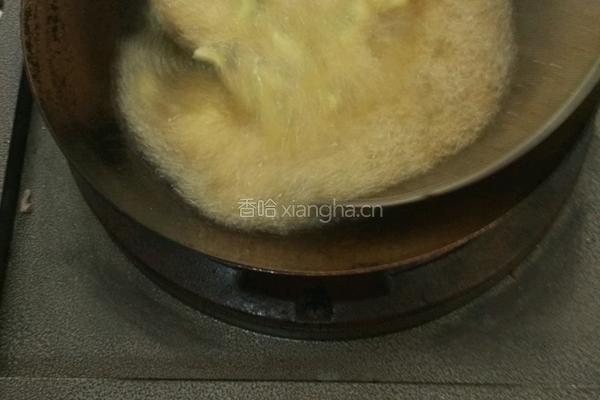 有机菜花炒肉的做法图解3