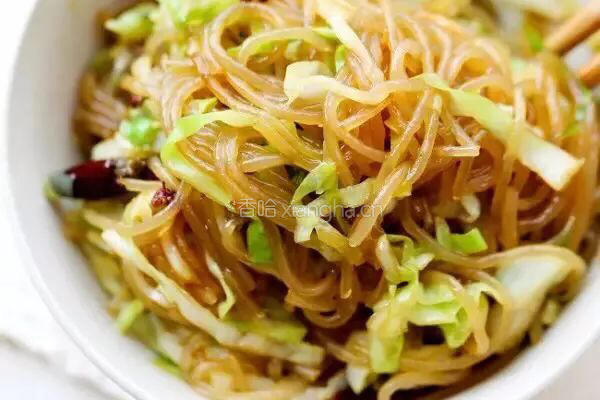 粉丝卷心菜的做法图解4