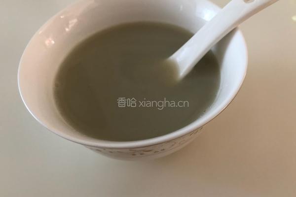 绿豆豆浆的做法图解4