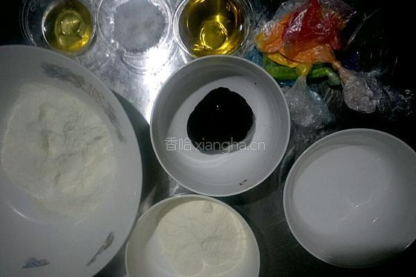 炫彩酥的做法图解1
