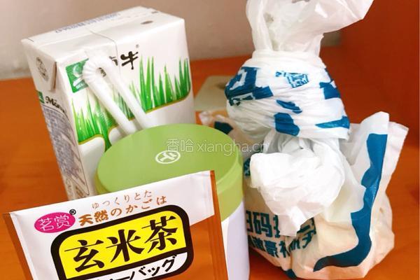抹茶玄米饮的做法图解1
