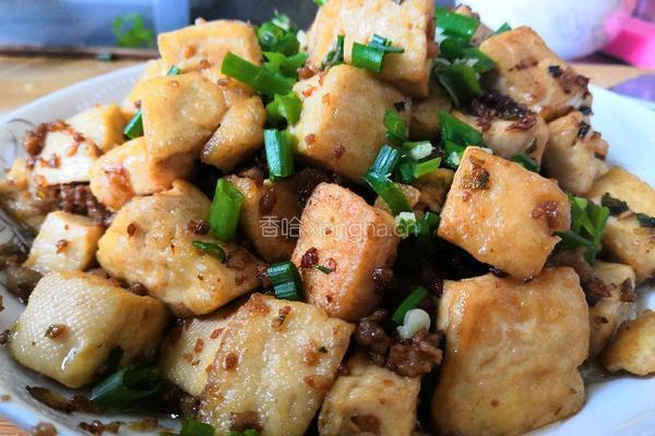 肉沫烧豆腐的做法图解7