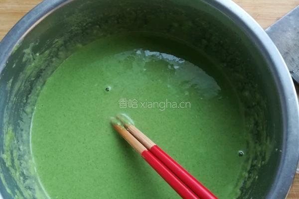 菠菜小煎饼的做法图解4