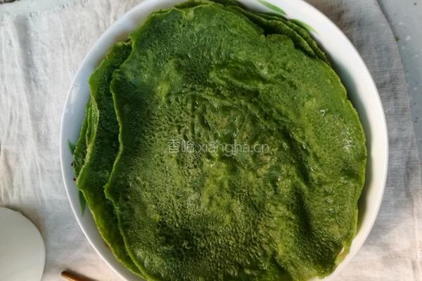 菠菜小煎饼的做法图解7