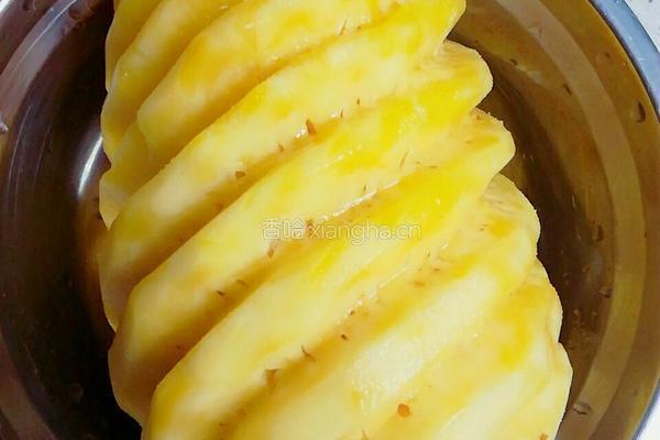 菠萝干果花的做法图解1