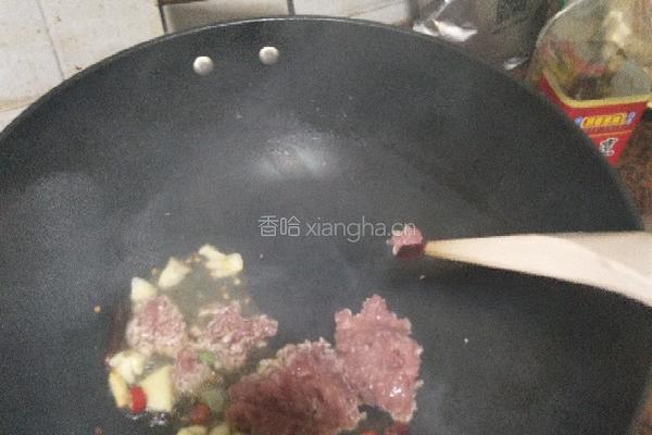 肉末炒四季豆的做法图解5