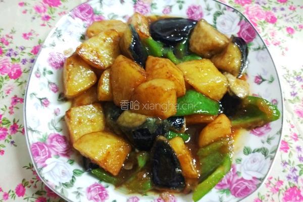 家常地三鲜的做法图解10