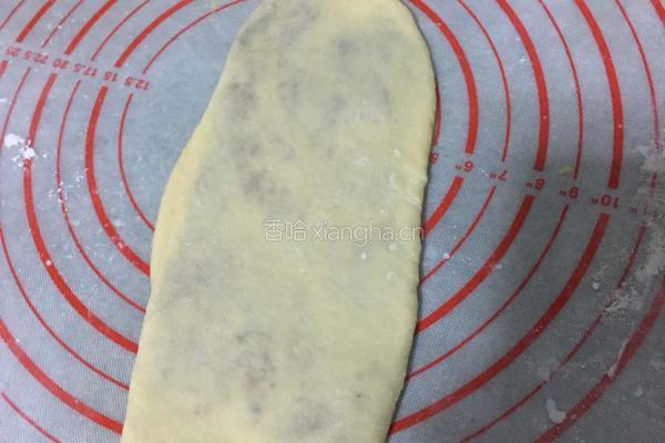 酥粒辫子豆沙面包的做法图解10