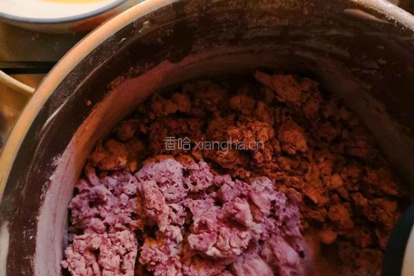 紫薯荞麦馒头的做法图解2