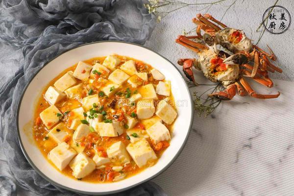 销魂治愈系蟹粉豆腐，每口都像在吮蟹黄！的做法图解19