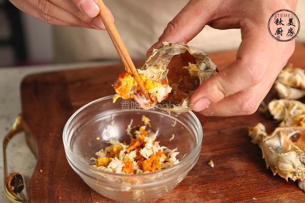 销魂治愈系蟹粉豆腐，每口都像在吮蟹黄！的做法图解6