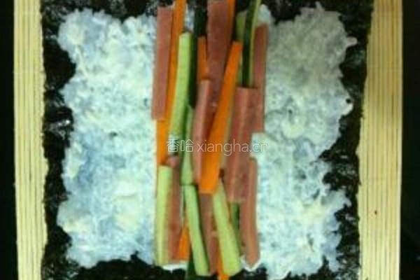 日本寿司（Japanese sushi）的做法图解6