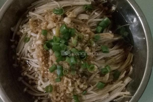 蒜蓉金针菇的做法图解5