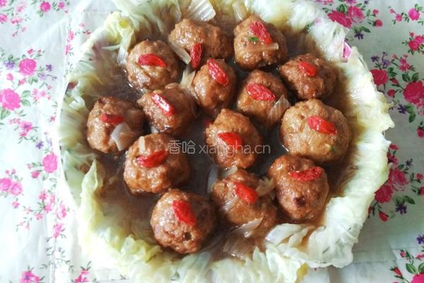 红烧丸子的做法图解8