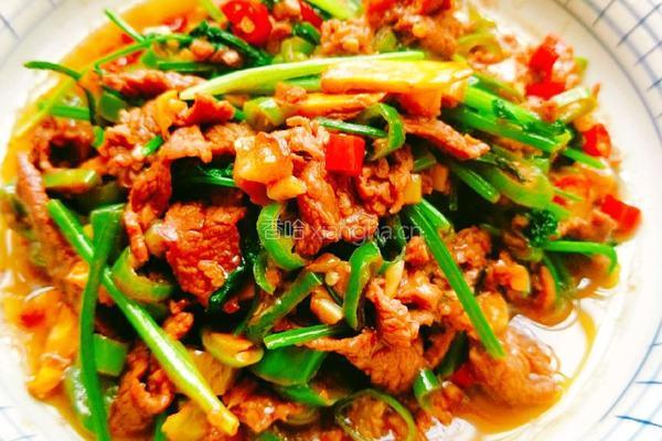 小炒牛肉的做法图解8
